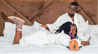 Okyeame Kwame and wife