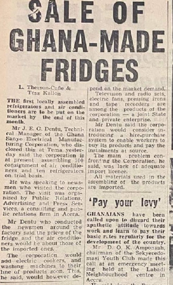 The fridges were to be sold via hire-purchase