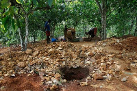 Some farmers are continuously leasing their lands for mining and other activities