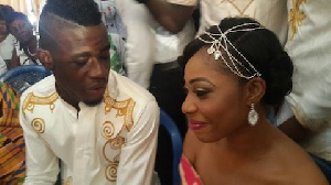 Afriyie Acquah with Amanda