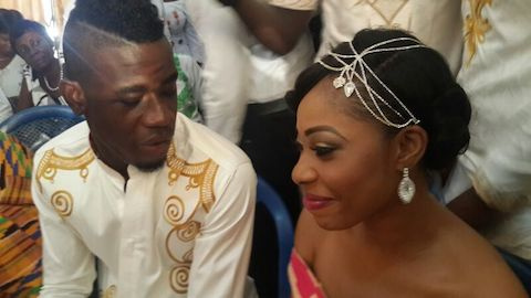 Afriyie Acquah with Amanda