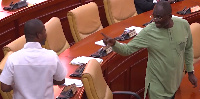 Kennedy Agyapong and Sylvester Tetteh clash in Parliament