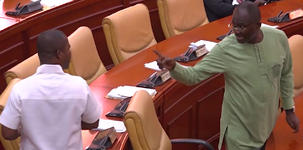 Kennedy Agyapong and Sylvester Tetteh clash in Parliament