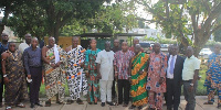 Members of the Minerals Commission and the Ada Traditional Council in a photo