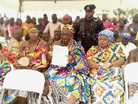 Paramount Chief of the Nyagbo Traditional Area, Torgbui Ashui Nyagasi V (Justice Clemence Honyenuga)