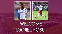 Ghanaian midfielder Daniel Fosu