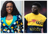 Nana Aba Anamoah and Thomas Partey