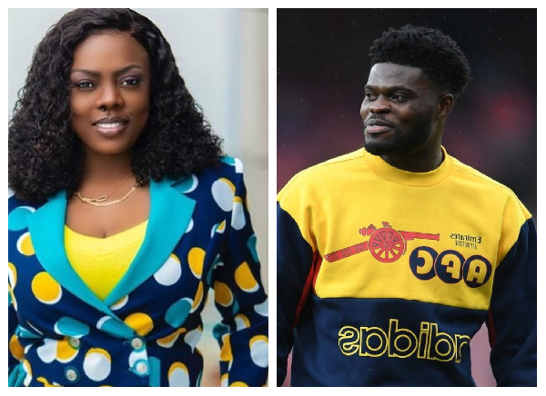 Nana Aba Anamoah and Thomas Partey