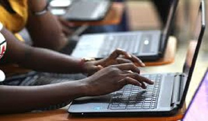 Thieves have allegedly made away with 27 laptops belonging to the school