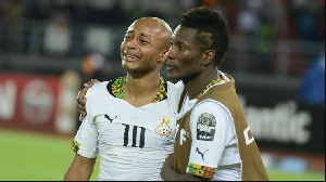 Ghanaian Duo, Asamoah Gyan And Andrew Dede Ayew