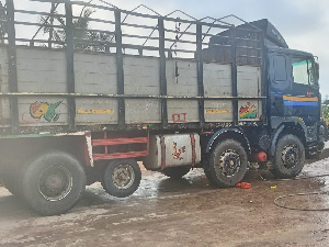 Nuhu was assigned to clean the truck when a sudden descent of the truck's head killed him