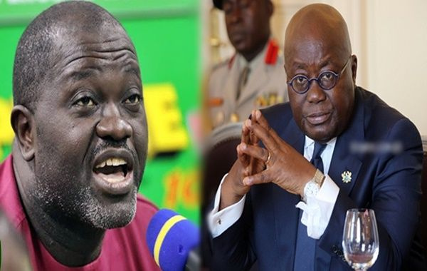 Nana Ofori Owusu, PPP National Chairman (L) and President Akufo-Addo