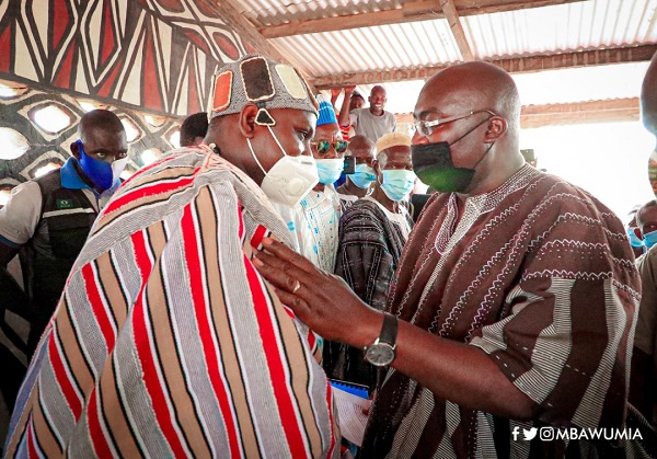 Vice President Bawumia is in the Upper East Region for a three-day tour.