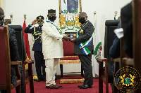 President of Sierra Leone Julius Maada Bio and President Akufo-Addo