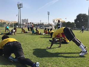 Black Stars Players Training