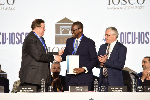 DG Of SEC Ghana  With Top Dignitaries At The IOSCO Annual Meeting After The Signing Of The MMoU (1).