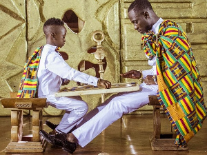 Okyeame Kwame and son Sir