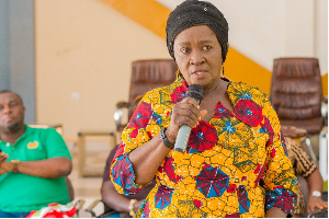 Prof Naana Jane Opoku-Agyemang during one of her engagements