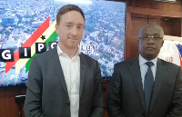 Managing Director of fairtrade with Director of Investor Services, GIPC - Edward B Anshong 