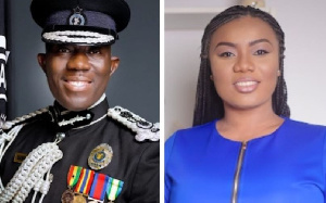 IGP George Akuffo Dampare and Bridget Otoo