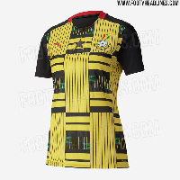 The new away jersey being considered for the Black Stars