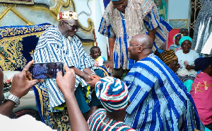 Bolewura  Sarfo Kutuge Feso (I) and Vice President, Dr. Mahamudu Bawumia