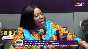 Former Tourism Minister Catharine Afeku