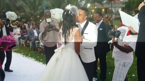 Majid Michel and wife, Verna