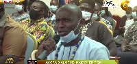 Chief of the Nigerian community in Kasoa, Nana Kingston Ollebu