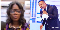 Musician Mzbel and Prophet Nigel Gaisie