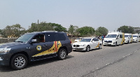 The vehicles to be used for the African Games in Accra