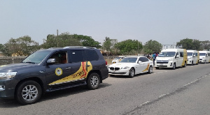 The vehicles to be used for the African Games in Accra