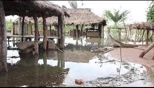 Heavy rainfall destroyed homes and properties at Vutideke