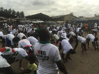 NDC youth Agortime - Ziope kicks campaign with a walk