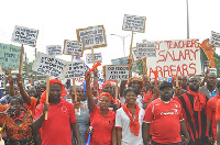 A section of UTAG members protesting