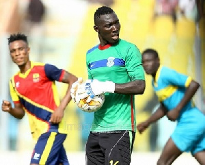 WA Stars goalkeeper Richard Ofori