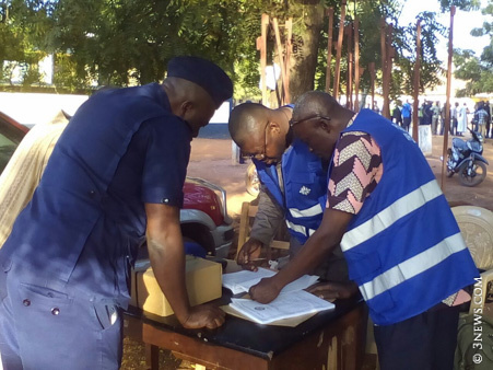 File photo of a special voting centre