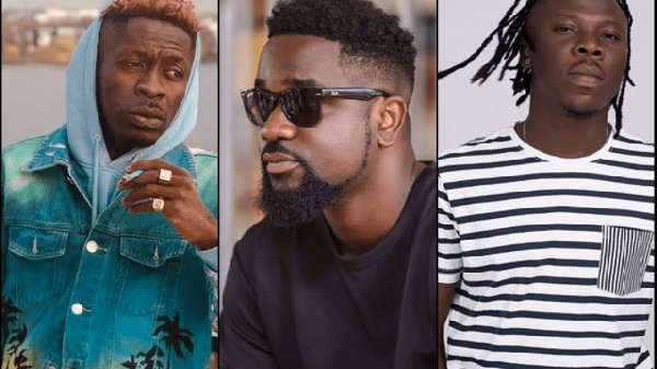 Shatta Wale, Stonebwoy and Sarkodie