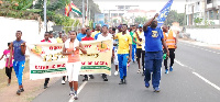 The walk is part of activities lined up for the 125th anniversary of the Catholic Mission in Accra