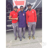 Latif Anabila (left), Wahab Hanan (middle) and Nicholas Opoku (right)