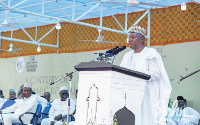 John Dramani Mahama speaking at the 91st Annual National Convention