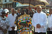 Otumfuo Osei Tutu II and others in South America