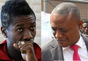 Asamoah Gyan And Maurice Ampaw