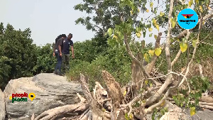 Bodyguards of Ghana's first president used to have drills in some part of the Shai Hills