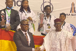 Ghana finished third on the medal table and was awarded the third best team trophy