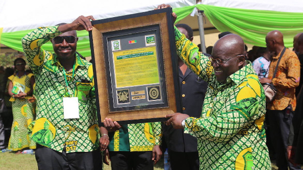 President Nana Addo Dankwa Akufo-Addo at the 80th Anniversary of the Abuakwa State College