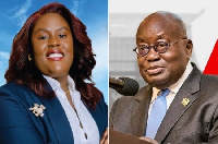 Winnie Odinga and President Akufo-Addo