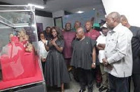 President Nana Addo Dankwa Akufo-Addo touring the renovated museum