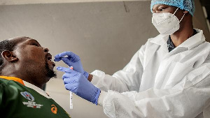 File Photo of a health worker in PPE