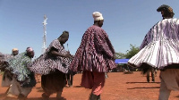 Some Dagombas performing a traditional dance